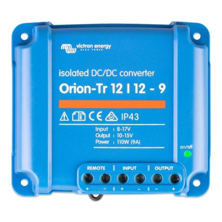 Orion-Tr 12/12-9A (110W) Isolated DC-DC converter Retail - Swiss-Victron