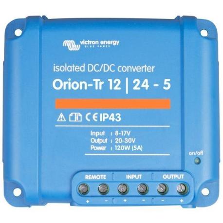 Orion-Tr 12/24-5A (120W) Isolated DC-DC converter - Swiss-Victron