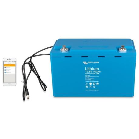 Batterie Lithium 100 Ah (équivalent 200 Ah) - Smart