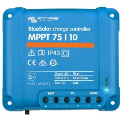 Régulateur de charge solaire Blue Solar MPPT MPPT LED 75/10 (12/24V-10A)