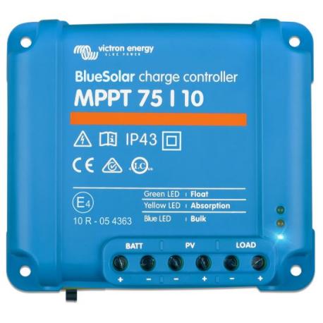 Solarladeregler Blue Solar MPPT LED 75/10 (12/24V-10A)